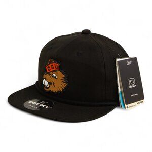 Oregon State Beavers Benny 3D Perforated Rope Hat- Black